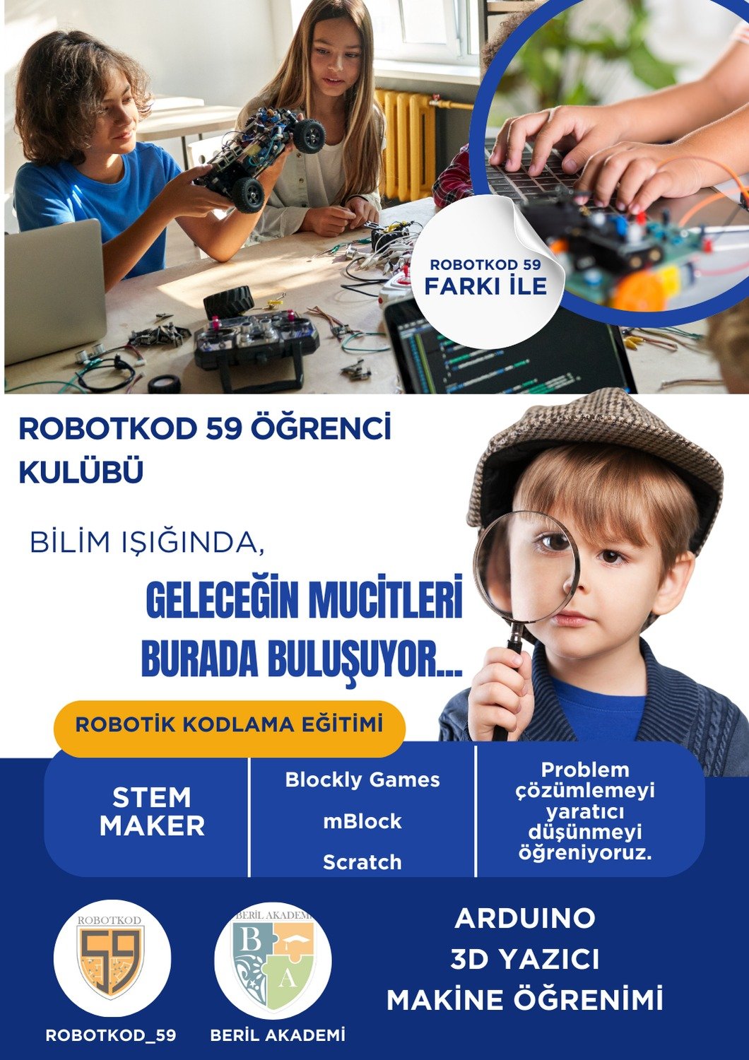 ROBOTİK KODLAMA ONLİNE YAZ OKULU